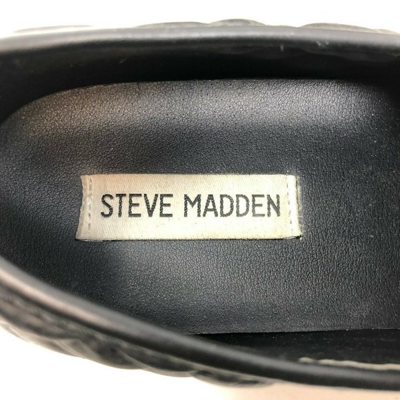 Steve Madden Ecentrcq black Slip On Sneaker 9 - Picture 6 of 7